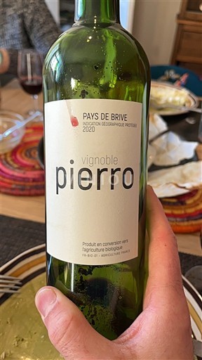 Sudoeste País de Brive Vignoble Pierro 2020