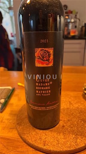 Valais Nespecifikováno Domaine Domaines Jean-René Germanier Madame Rosmarie Mathier 2021