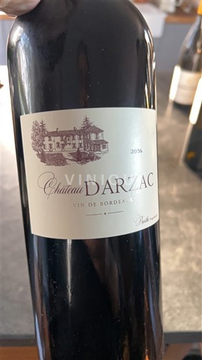 Bordeaux Château Darzac 2016