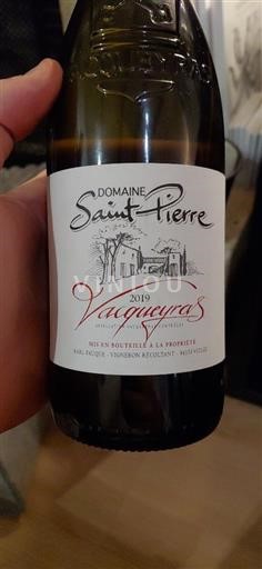 Rhônen laakso Vacqueyras Domaine Saint-Pierre 2019
