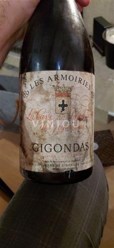 Rona dolina Gigondas La Cave de Gigondas Les Armoiries 1989