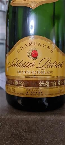 Champaña Champán Schlesser Patrick Grand Assemblage Sin añada