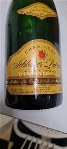 Champaña Champán Schlesser Patrice de Réserve Sin añada