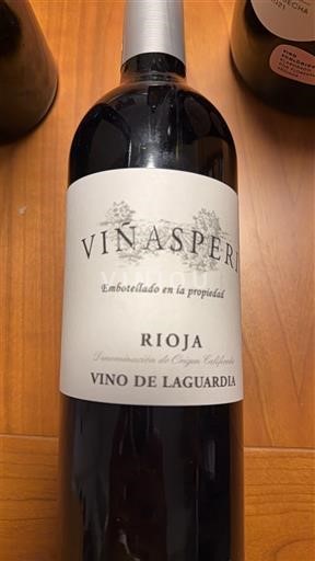 La Rioja rioja Viñasperi Vino de Laguardia Icke årgångsbetecknad