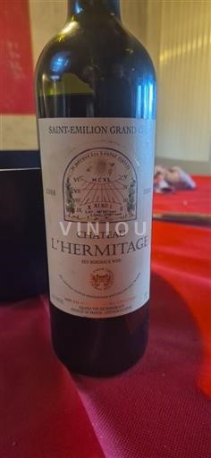 Burdeos Saint-Émilion Gran Cru Grand Cru Château L'Hermitage 2008