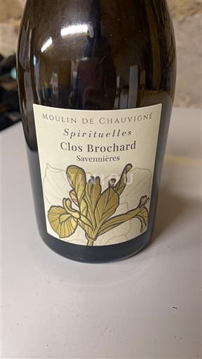 Loirevallei Savennières Moulin de Chauvigné Spirituelles Clos Brochard Niet-geïntegreerd