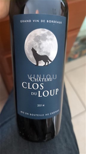 Bordeaux Château Clos du Loup 2014