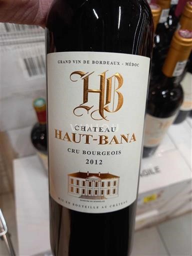 Bordeaux Médoc Château Haut-Bana 2012