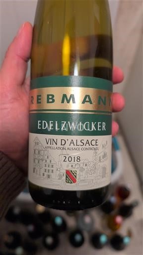 Alsace Rebmann Edelzwicker 2018