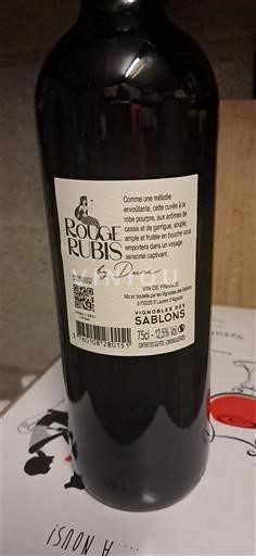 Sudoeste Não especificado Sablons Rouge Rubis Não Sazonado