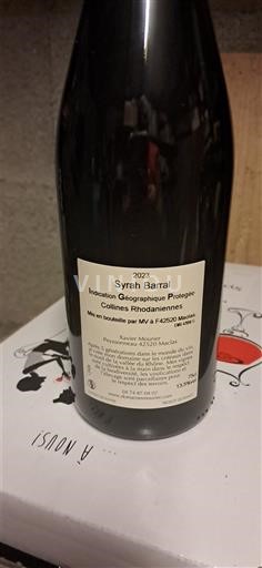 Alps and Rhone Valley Rhône Hills Xavier Meyer Syrah Barral 2023