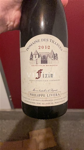 Burgundija Fixin Domaine S Tilleuls 2012