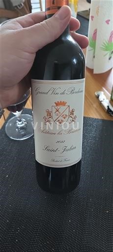 Bordeaux Saint-Julien Château La Bridane 2022