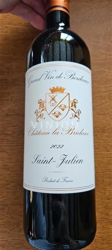 Bordeaux Saint-Julien Château La Bridane 2022