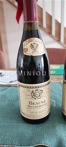 Burgundi Beaune Louis Jadot Boucherottes 2016
