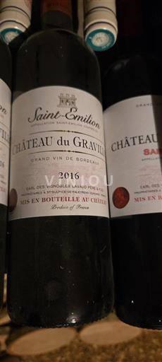 Bordeaux Saint-Émilion Château Gravillon 2016