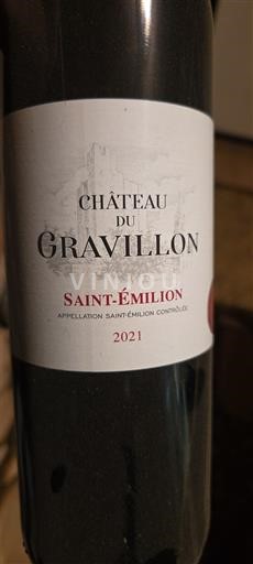 Bordeaux Saint-Émilion Château Gravillon 2021