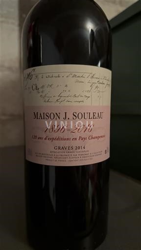 Bordeaux Graves Maison J. Souleau 2014