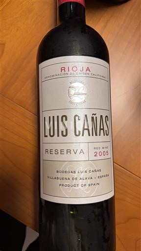 La Rioja Rioja Luis Cañas Reserva 2005