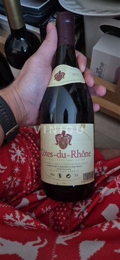 Rhônedalen Côtes du Rhône Baron Daniel de martinay 2011