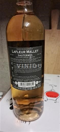 Bordeaux Sauternes Lafleur Mallet 2016