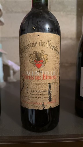 Sudoeste Côtes de Duras Domaine Verdier 1989