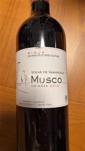 La Rioja Rioja Solar de Samaniego Musco Crianza 2010