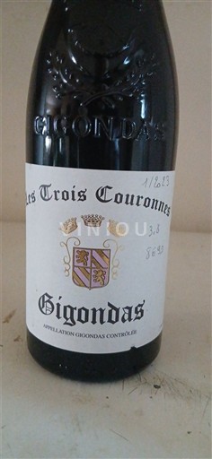 Rona dolina Gigondas Les Trois Couronnes 2015