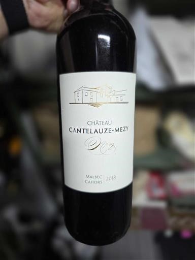Lounais-Ranska Cahors Château Cantelauze-Mezy 2018