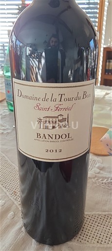 Provence Bandol Domaine La Tour du Bon Saint Ferréol 2012