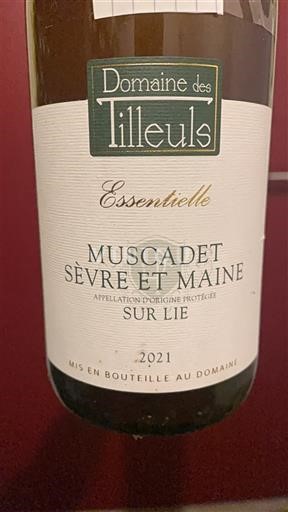 Loirevallei Muscadet-Sèvre-et-Maine Domaine S Tilleuls Essentielle 2021