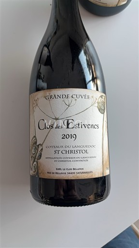 Languedoc Coteaux du Languedoc Le Clos de Bellevue Clos des Estivencs 2019