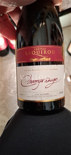 Linguadoca La Clape Château Laquirou Champs Rouge 2020