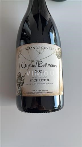 Languedoc Coteaux du Languedoc Le Clos de Bellevue Clos des Estivencs 2021
