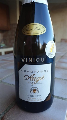 Champaña Champán Augé Vieilles Vignes Premier Cru Blanc de Noirs Sin añada