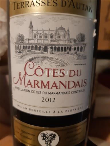 Sydväst Côtes-du-marmandais Terrasses d'Autan 2012