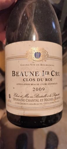 Burgundy Not Specified Premier Cru Domaine Chantal et Michel Martin Clos du Roi 2009