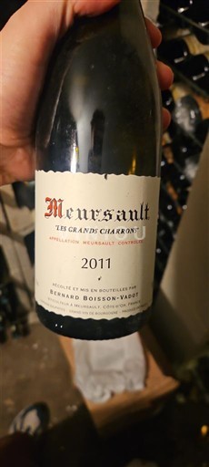 Víno Blanc sec Les Grands Charrons Bernard Boisson-Vadot 2011 Francie Burgundsko Meursault AOC