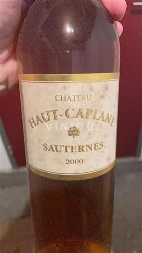 Burdeos Sauternes Château Haut-Caplane 2000
