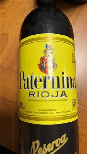 La Rioja Rioja Paternina Reserva Niet-geïntegreerd
