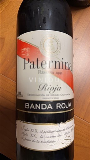 La Rioja Rioja Paternina Banda Roja 1995