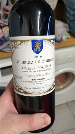 Bordeaux Côtes-de-Bordeaux Domaine Fourneau 2016