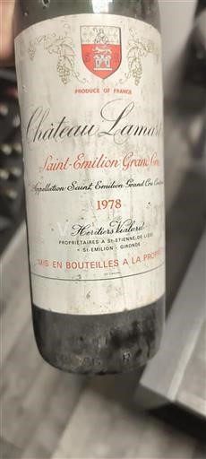 Bordeaux Saint-Émilion Grand Cru Grand Cru Château Laniote 1978