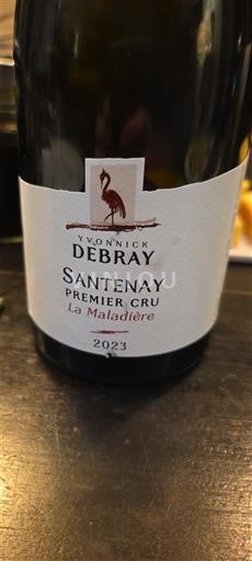 Bourgogne Santenay Premier Cru Yvonnick Debray La Maladière 2023
