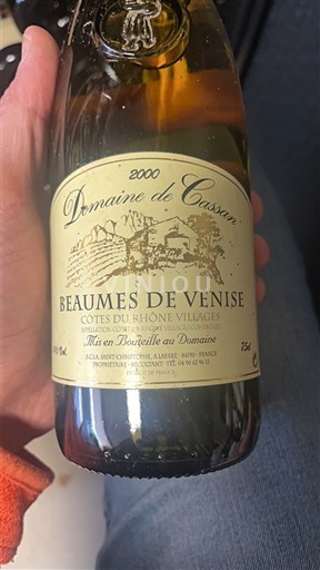 Vale do Ródano Beaumes de Venise Domaine Cassan 2000