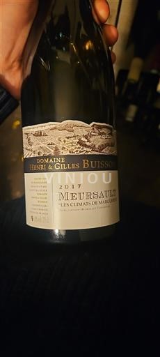 Wines Blanc sec Les Climats de Marguerite Domaine Henri & Gilles Buisson 2017 France Burgundy Meursault AOC