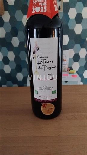 Bordeaux Côtes-de-Bordeaux Château Les Tours de Peyrat dans la nature 2022