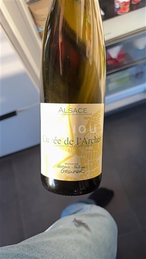 Alsace Domaine Alphonse Hertz de l'Archer 2020