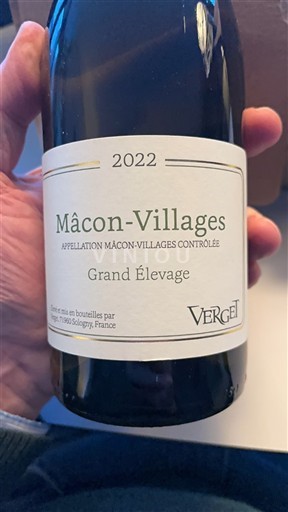 Burgundsko Mâcon a mâconské vesnice Verget Grand Élevage 2022
