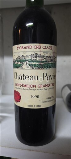 Burdeos Saint-Émilion Gran Cru Premier Grand Cru Classé Château Pavie 1990
